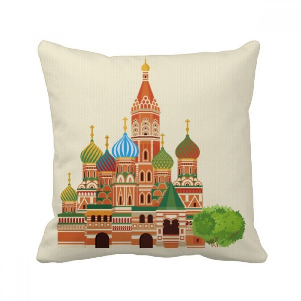 Coussin Russie original 40x40 cm, une idée cadeau décoration parfaite pour canapé