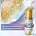 SADOER, Bright 3D, Highlight Stick, Shimmer Pearlescent Fine Sparkle Glow Contour, Gold, 18g