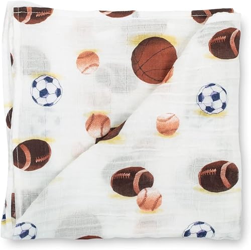 Miniatura 70 de LollyBanks Manta de muselina de 100 % muselina de algodón para bebés, niños, 47 x 47 pulgadas, suave y acogedora para recién nacido, esencial