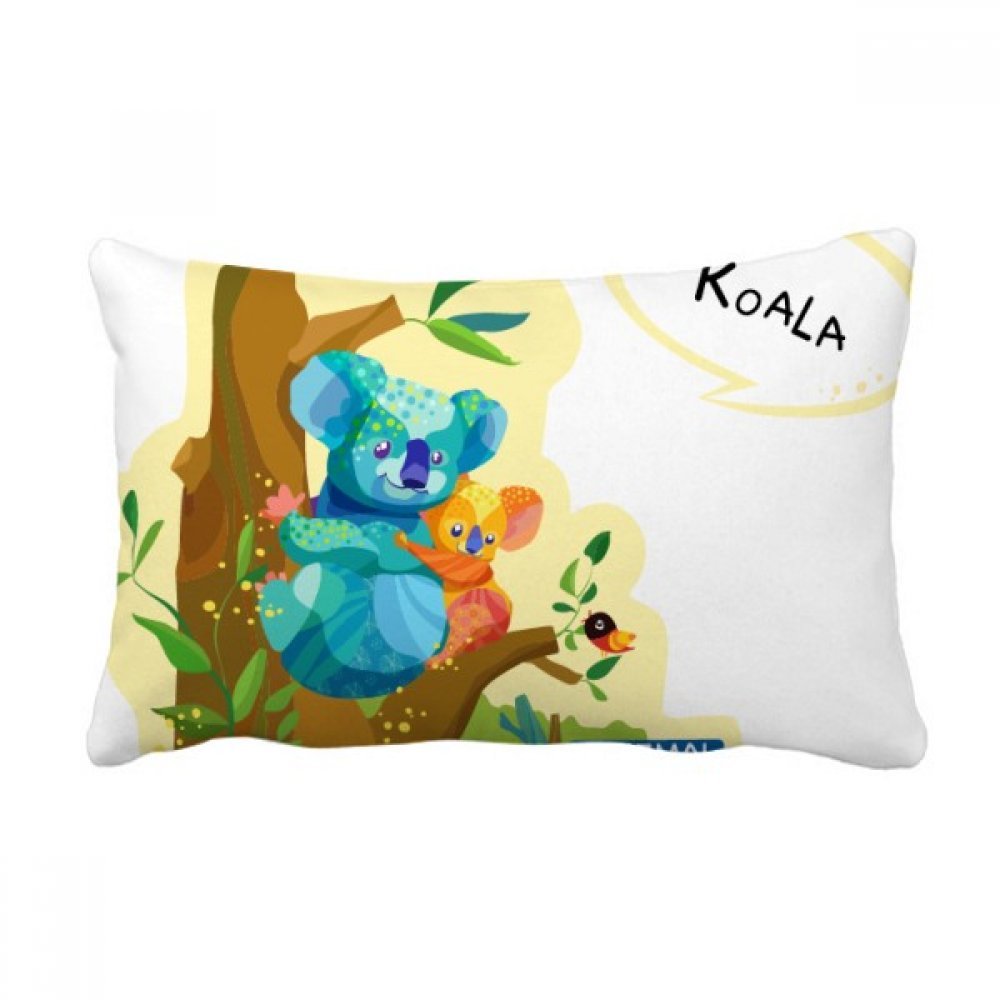 Oreiller lombaire koala et eucalyptus pour créer une ambiance cocooning au salon