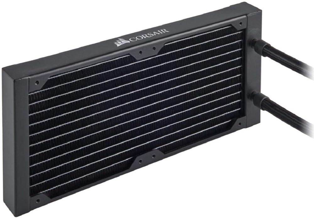 Corsair Hydro Series H100i PRO RGB AIO Liquid CPU Cooler, 240mm Radiator, Dual 120mm ML Series PWM Fans, Advanced RGB Lighting and Fan Software Control, Intel 115x/2066 and AMD AM4 compatible thumbnail 4