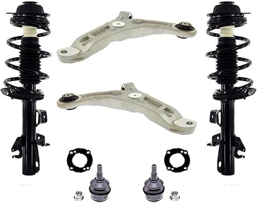 Miniatura 2 de Piezas de repuesto de los brazos de control de los puntales delanteros completos para la tracción total Cherokee 14-2018