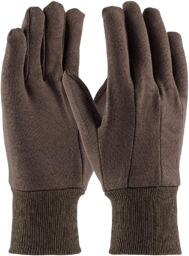 Gants de travail thermiques homme jersey marron 283g protection froid taille L