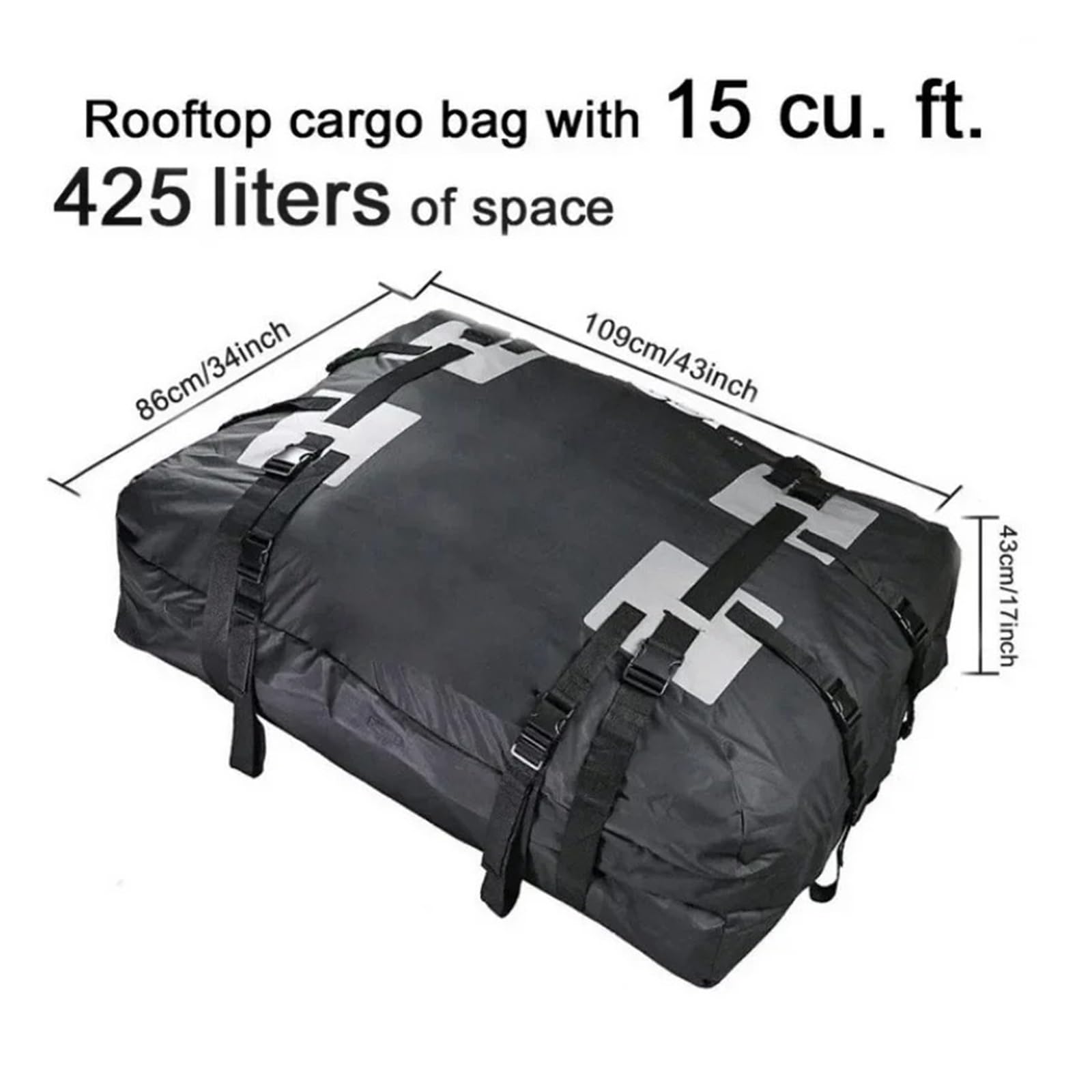 Dachträger 1 X SUV-Dach-Aufbewahrungstasche 600D Oxford Wasserdicht Und Schneefest Reisetasche Für Wohnmobil/SUV/Wrangler Strapazierfähig Racks Träger Auto(Discreteness)