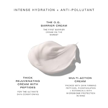 Biba De Sousa The Onerta Cream Barrier with Peptide - Rich & Intense Hydration - Ultimate Cream for Dry & Mature Skin (1.7 oz)
