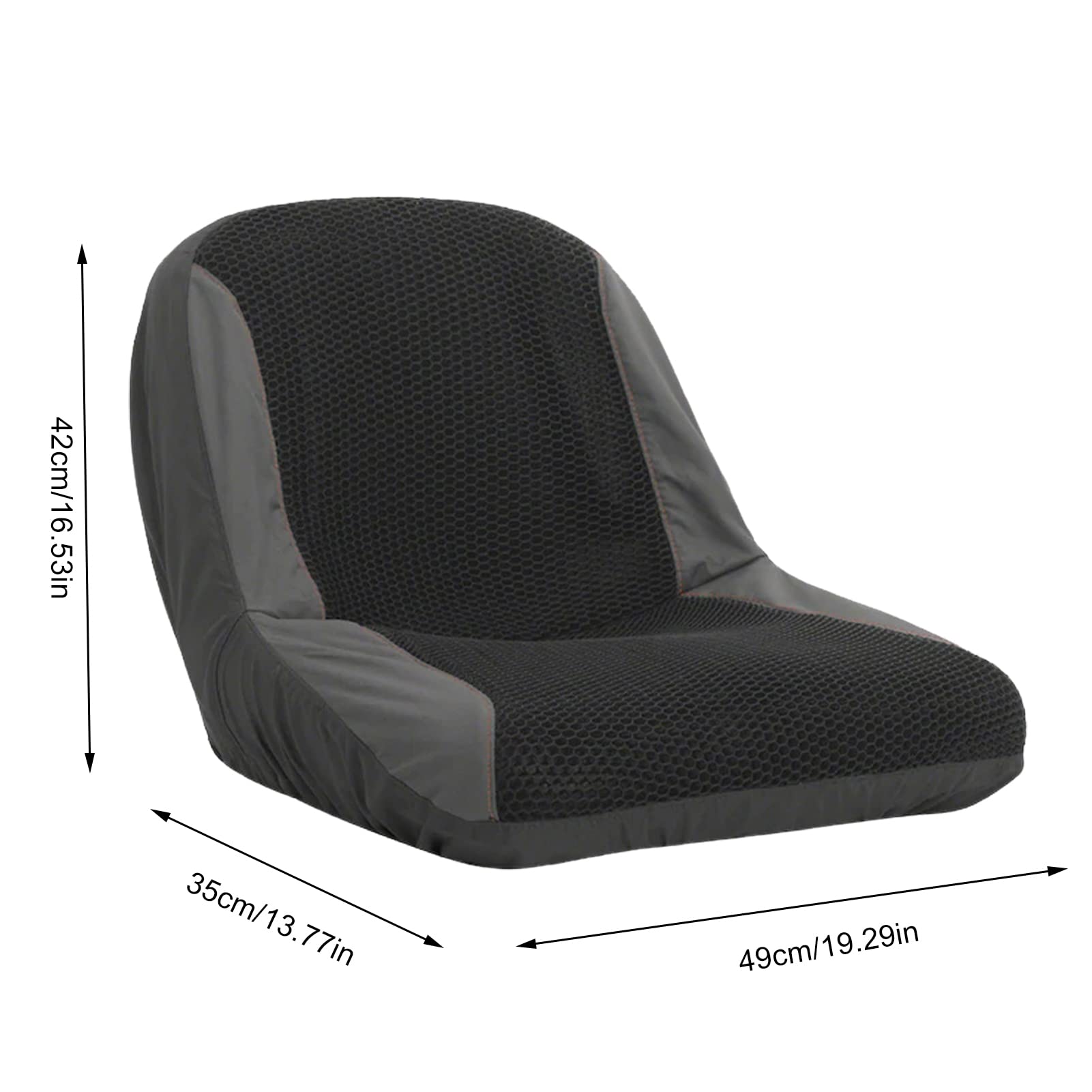 BSEID Funda de asiento para tractor, impermeable, para tractor de césped, funda de asiento de tractor de malla transpirable, funda impermeable para asiento de tractor, funda de asiento para tractor de