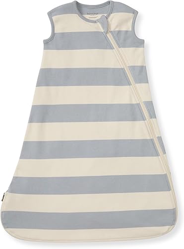 Miniatura 9 de Burt's Bees Baby Unisex Newborn Essentials 100% Organic Cotton Beekeeper Wearable Blanket Azul Abeja Dorada Acolchada,azul (Quilted Blue),Rayas de