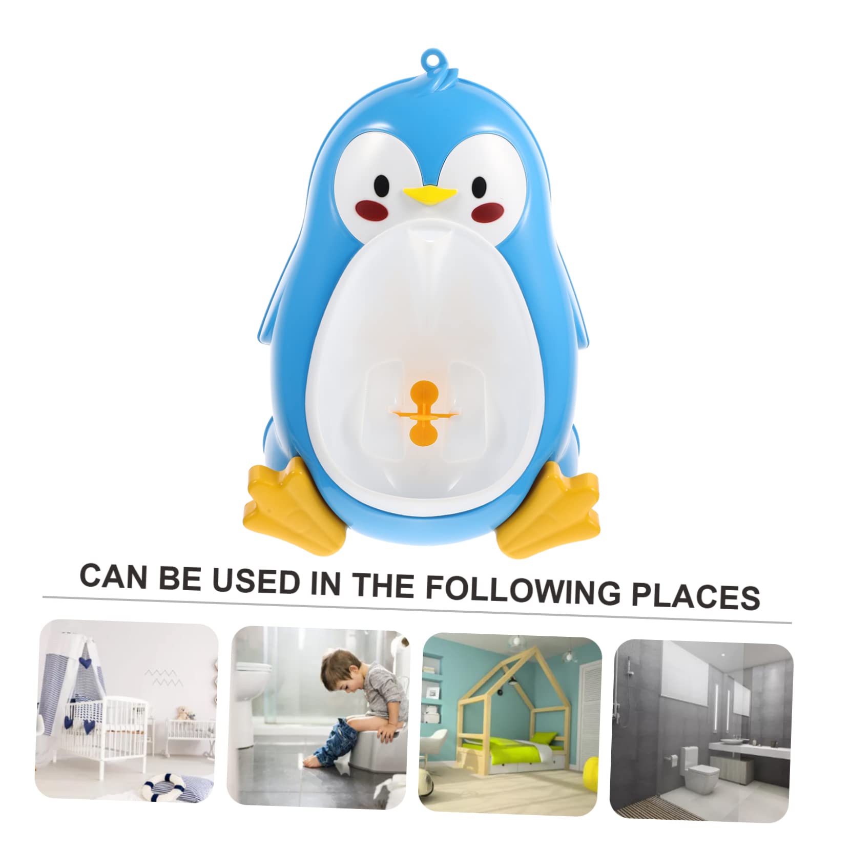 Vaguelly Orinal Infantil Para Entrenamiento De Niño Niña Orinal De Ventosas Diseño Atractivo y Rueda De Agua Rotativa Para Aprendizaje Del Baño De Niño Niña Pequeños