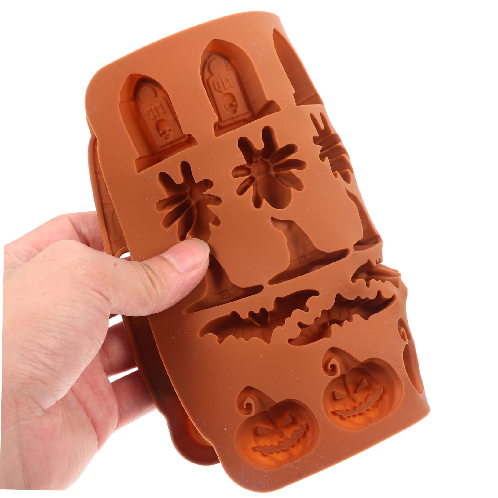 Alipis 5 Pièces Moule De Crâne Moules De Bricolage D'Halloween Moules À Biscuits D'Halloween Cupcake Cookie Shaper À Muffins D'Halloween Accessoires De Cuisson D'Halloween