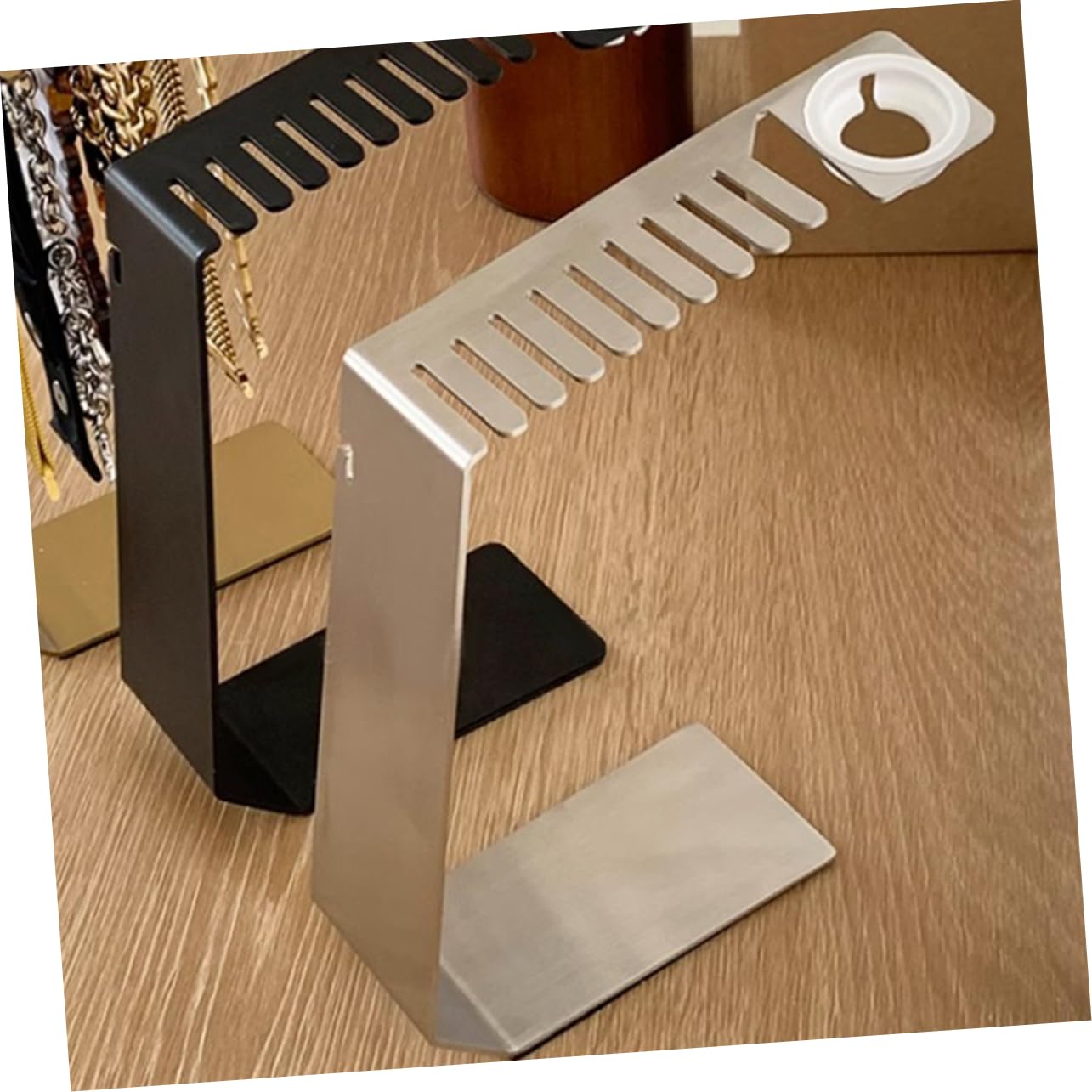 Caricabatterie per Smartwatch Supporto per Cinturino da Orologio Base di Ricarica per Cinturino in Metallo