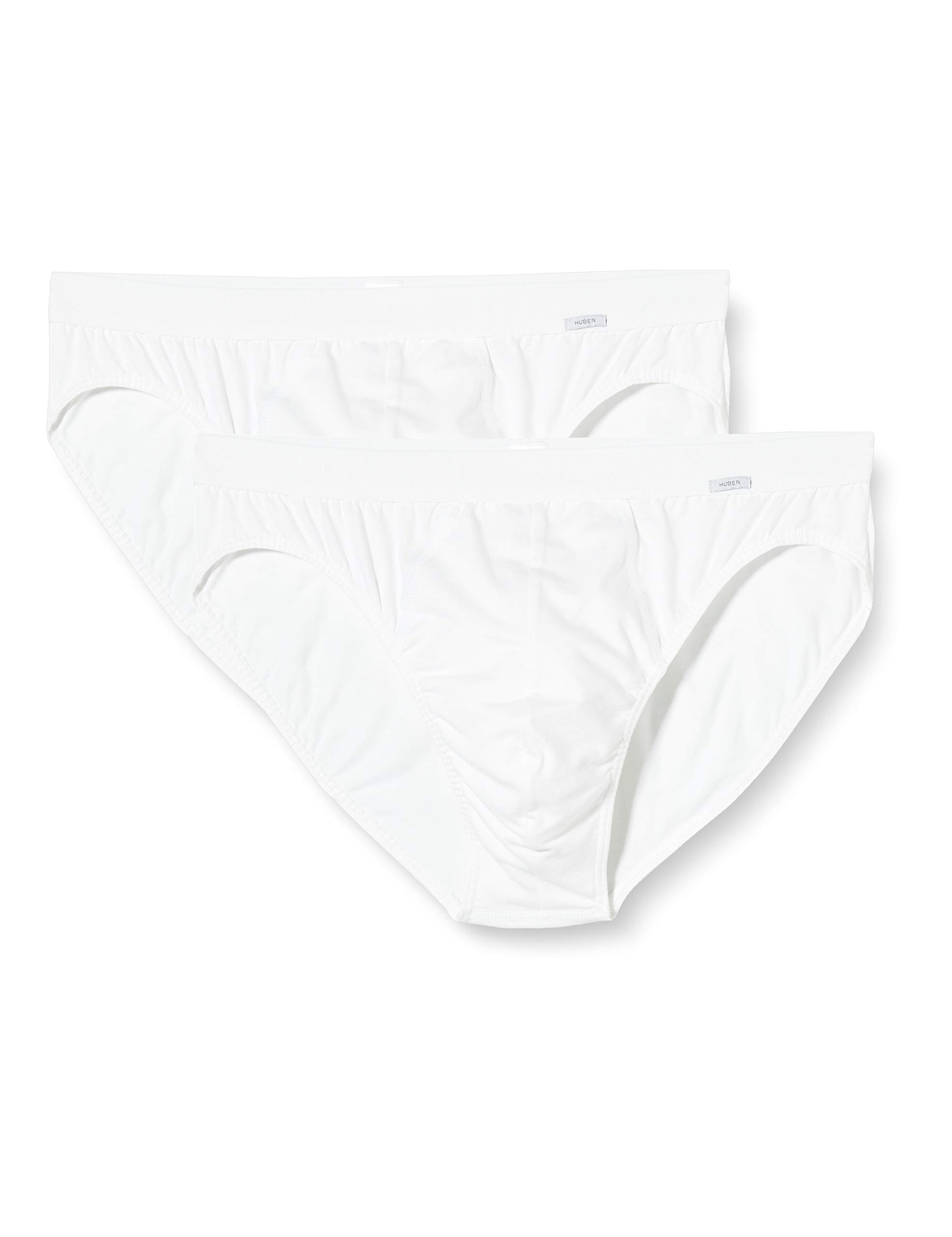 Huber Men's Marc Brasil Slip 2er Pack Boxer Briefs Not Applicable, White (Weiss 0500), XX-Large