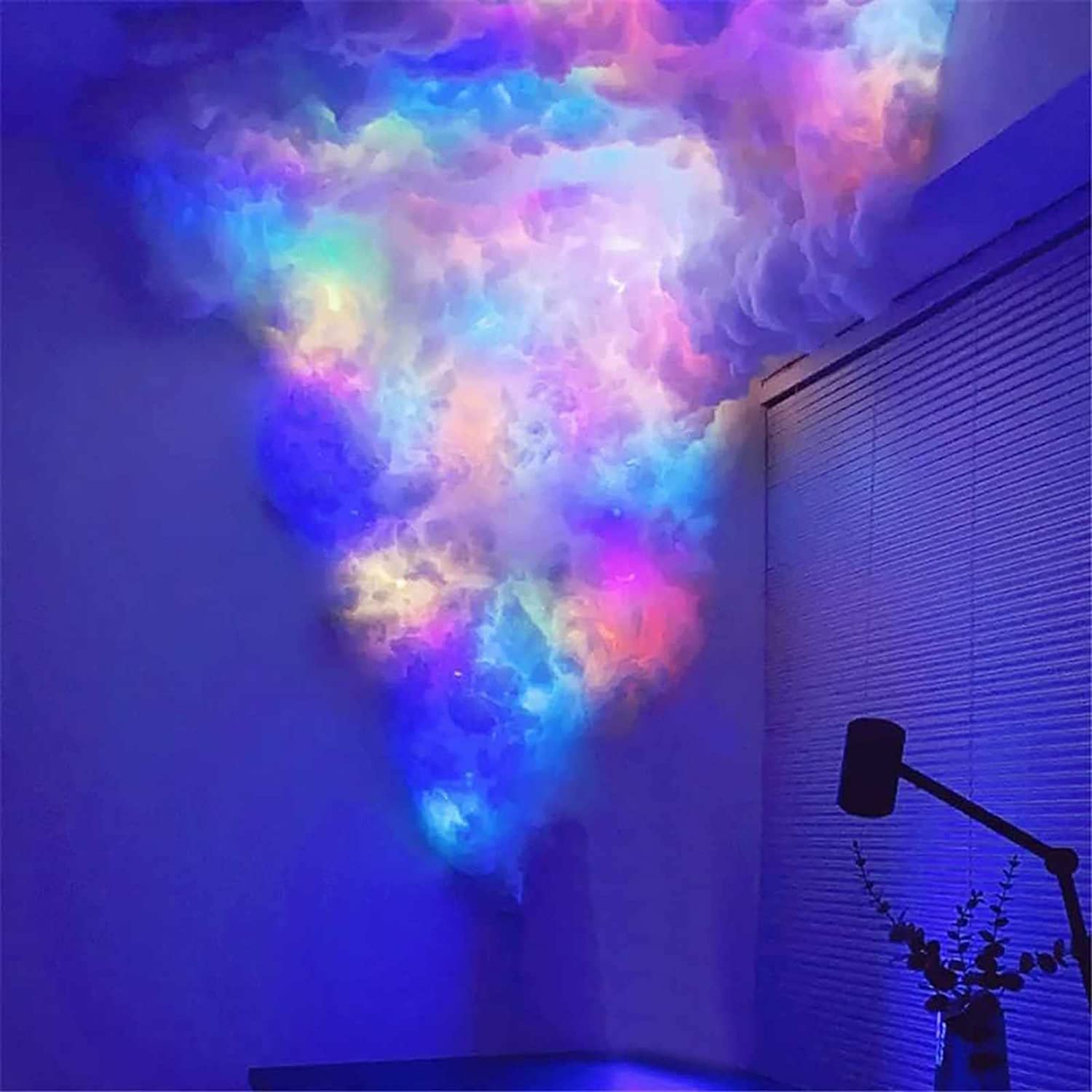 5M LED Strip Strip Lights Decoration Wolke Lights, Donner Wolke Lampe, RGB Musik Lichtstreifen mit App, Dekoration für Zuhause, Spielzimmer, Bar, Party