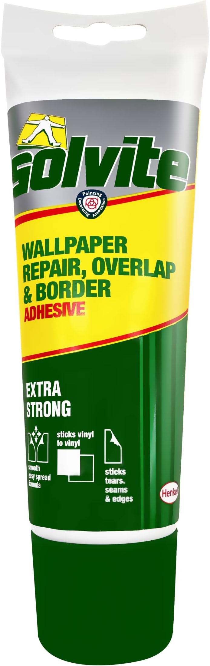 Solvite Wallpaper Repair Adhesive, Wallpaper Paste for Fixing Tears, Seams & Edges, ExtraStrong