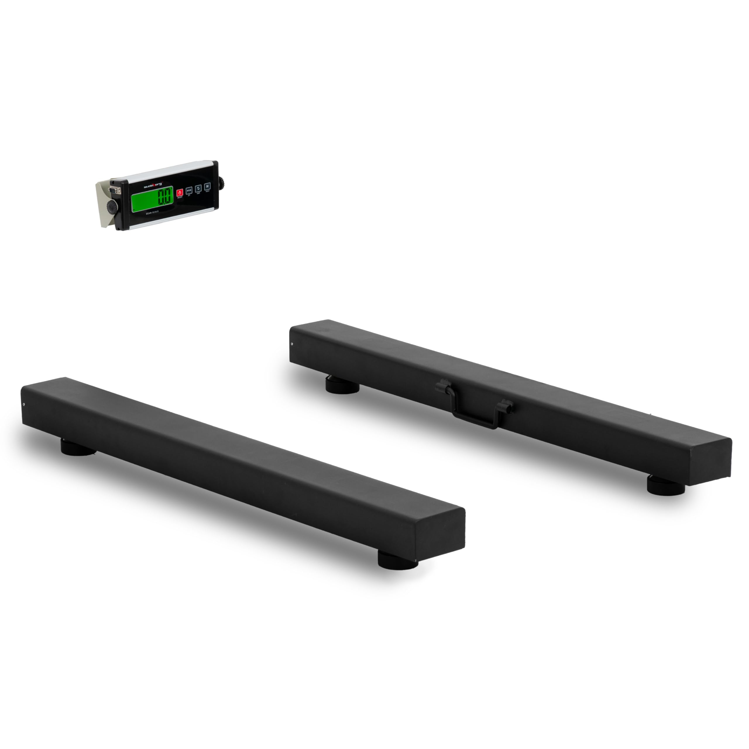 Steinberg Systems Barre de pesée digitale 1 500 kg / 500 g 100 x 10 cm avec Bluetooth - Balance pour animaux Pèse-palette Balance au sol