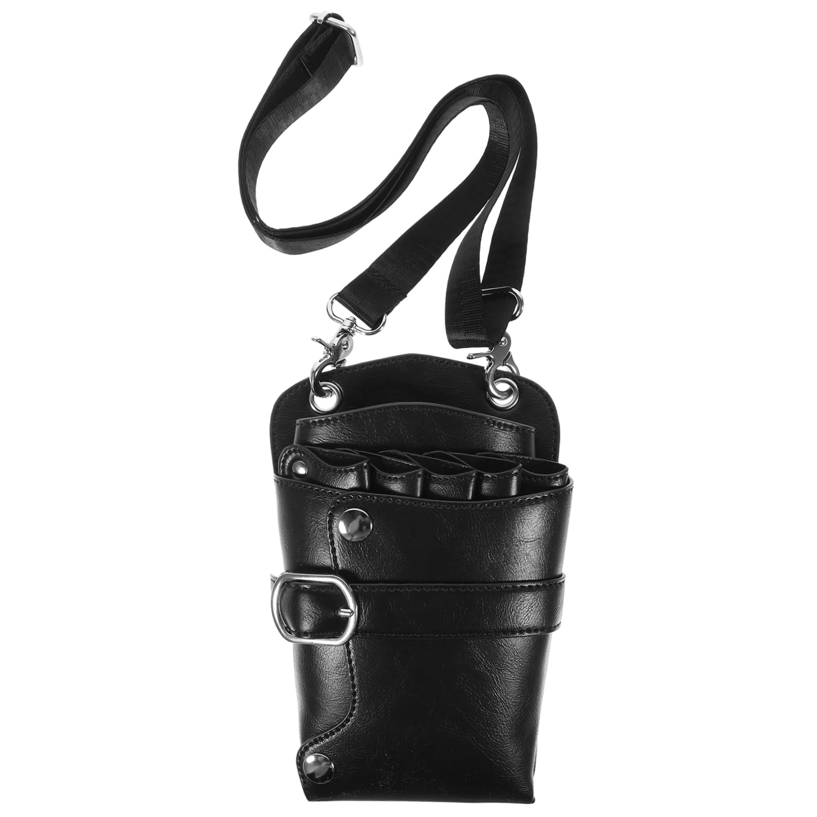 Mikinona Professional Scissor Fanny Pack for Hair Stylist Barber Tools Kit Bag with Combs Faders More Hair Cutting Scissor Holder for Travel Salon Use