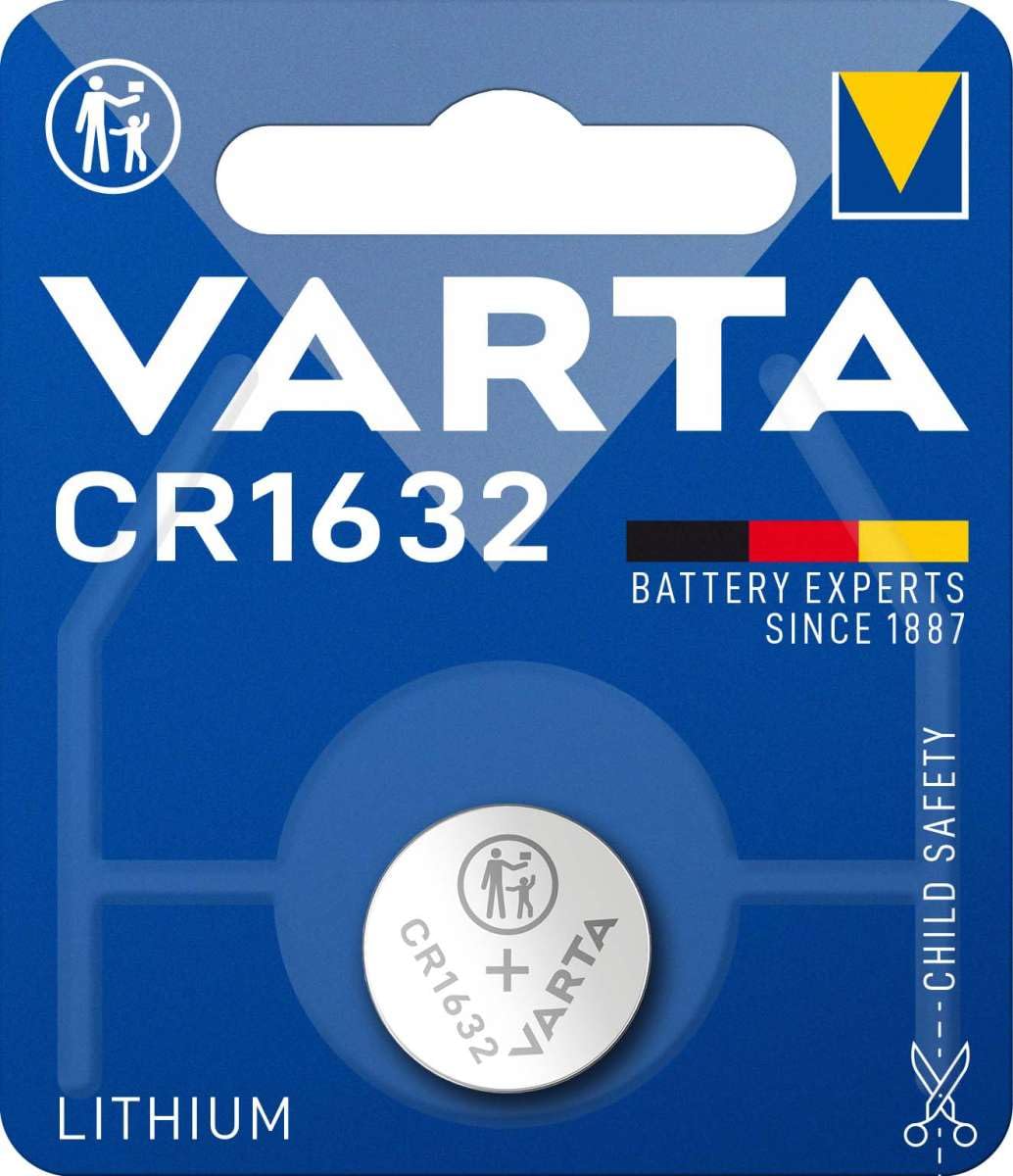 Varta 6632112401 – Lithium Battery (Cr-1632, 3V) Colour Silver 4008496806522