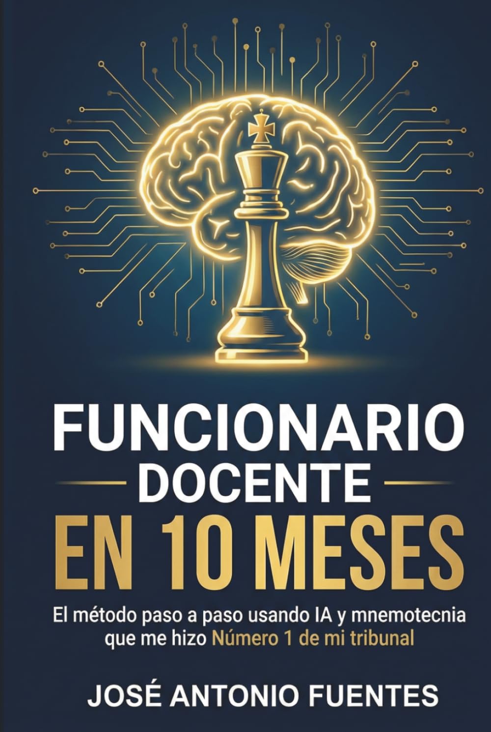 Funcionario docente en 10 meses: El método paso a paso usando IA y mnemotecnia que me hizo número 1 de mi tribunal (El método definitivo para conseguir tu plaza docente)
