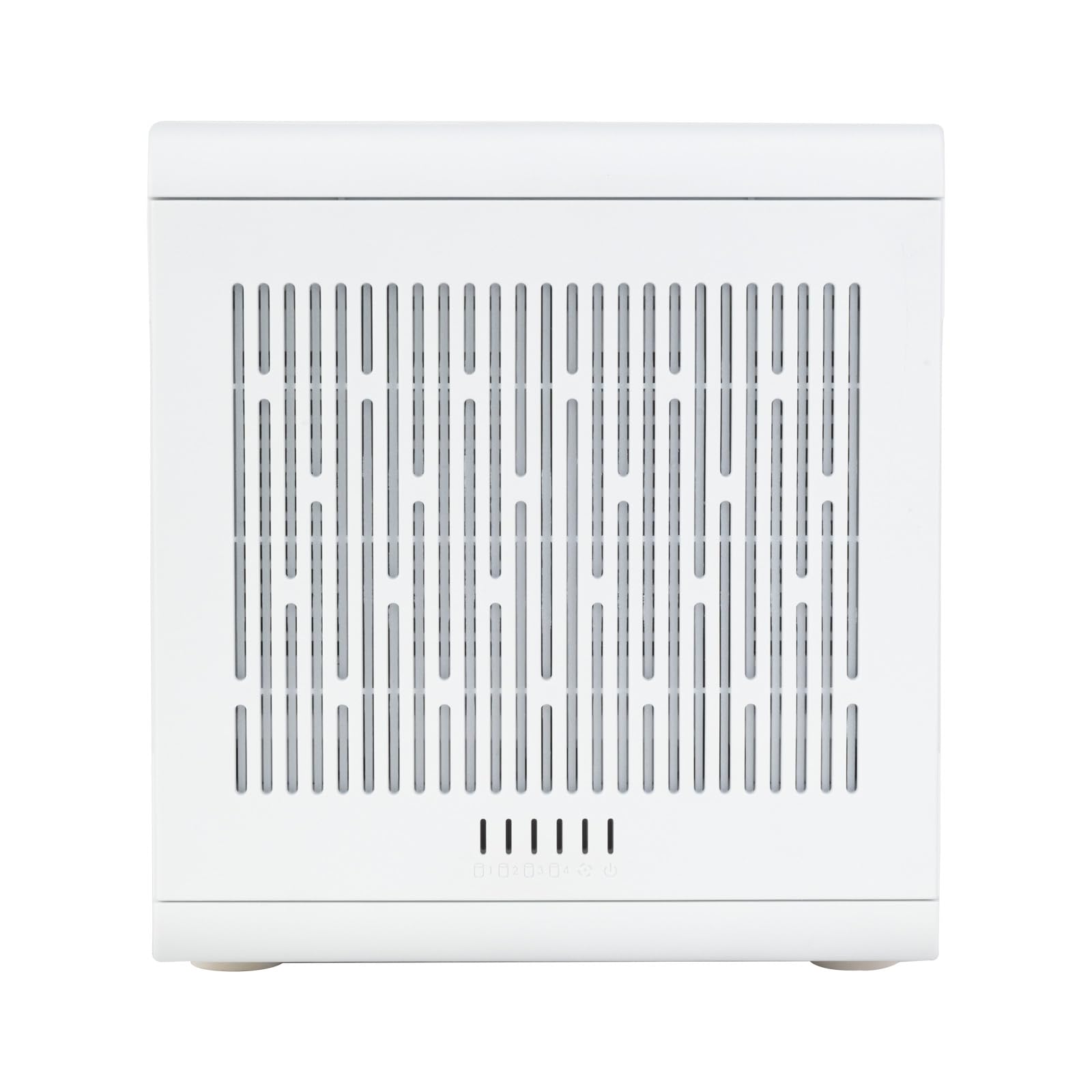 Silverstone TS434U - Caja de Disco Duro Externa SATA Hot-Swap de 4 bahías 10Gbps, Compatible con 4 × 3,5"/2,5" HDD o SSD SATA I/II/III, SST-TS434UW-10G (Blanco)