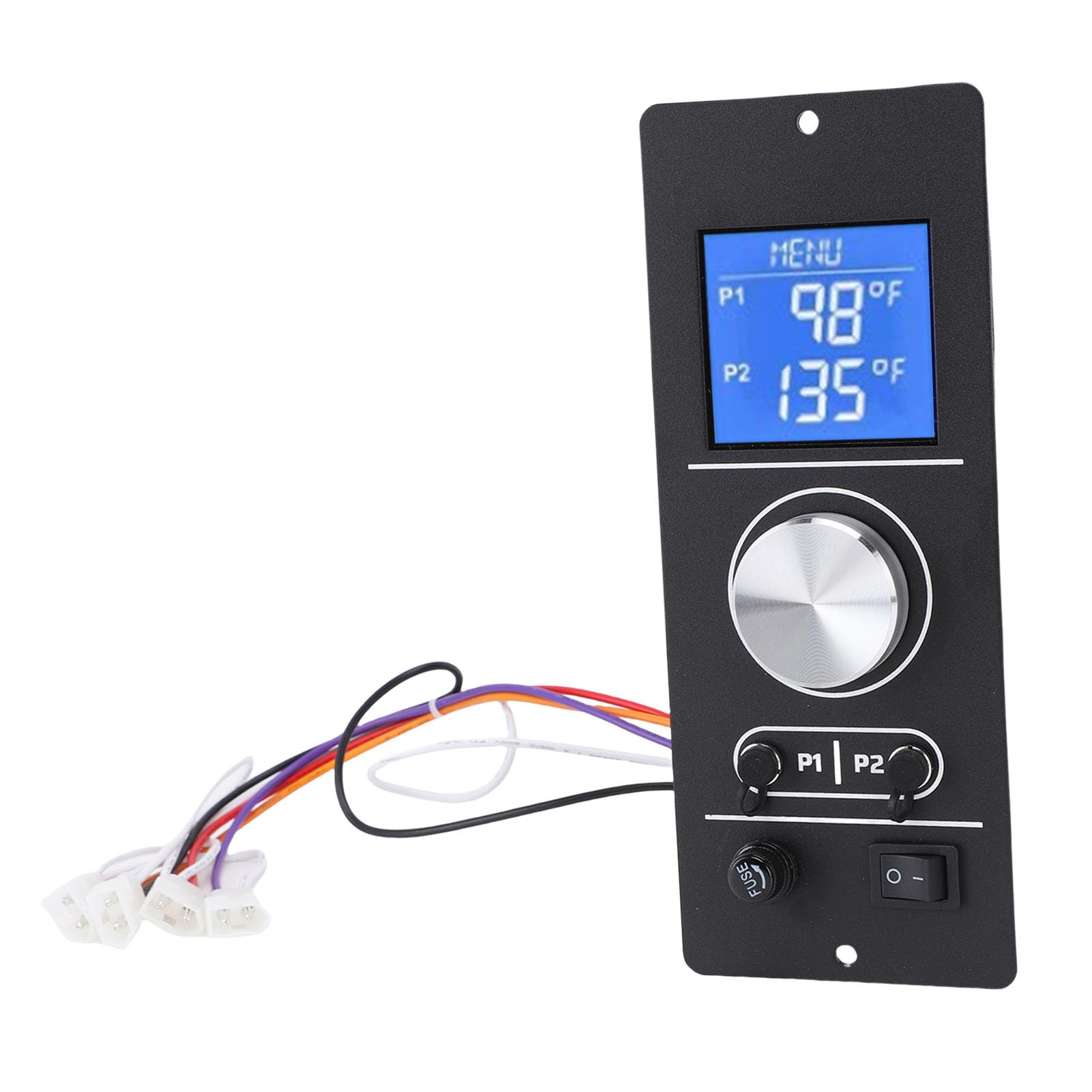 Rengue Sostituzione del Controller PID per Griglia a Pellet Scheda di Controllo Digitale della Temperatura ABS con 2 Programmi PID Sostituzione del Pannello di Controllo della Griglia per SG24 SGG