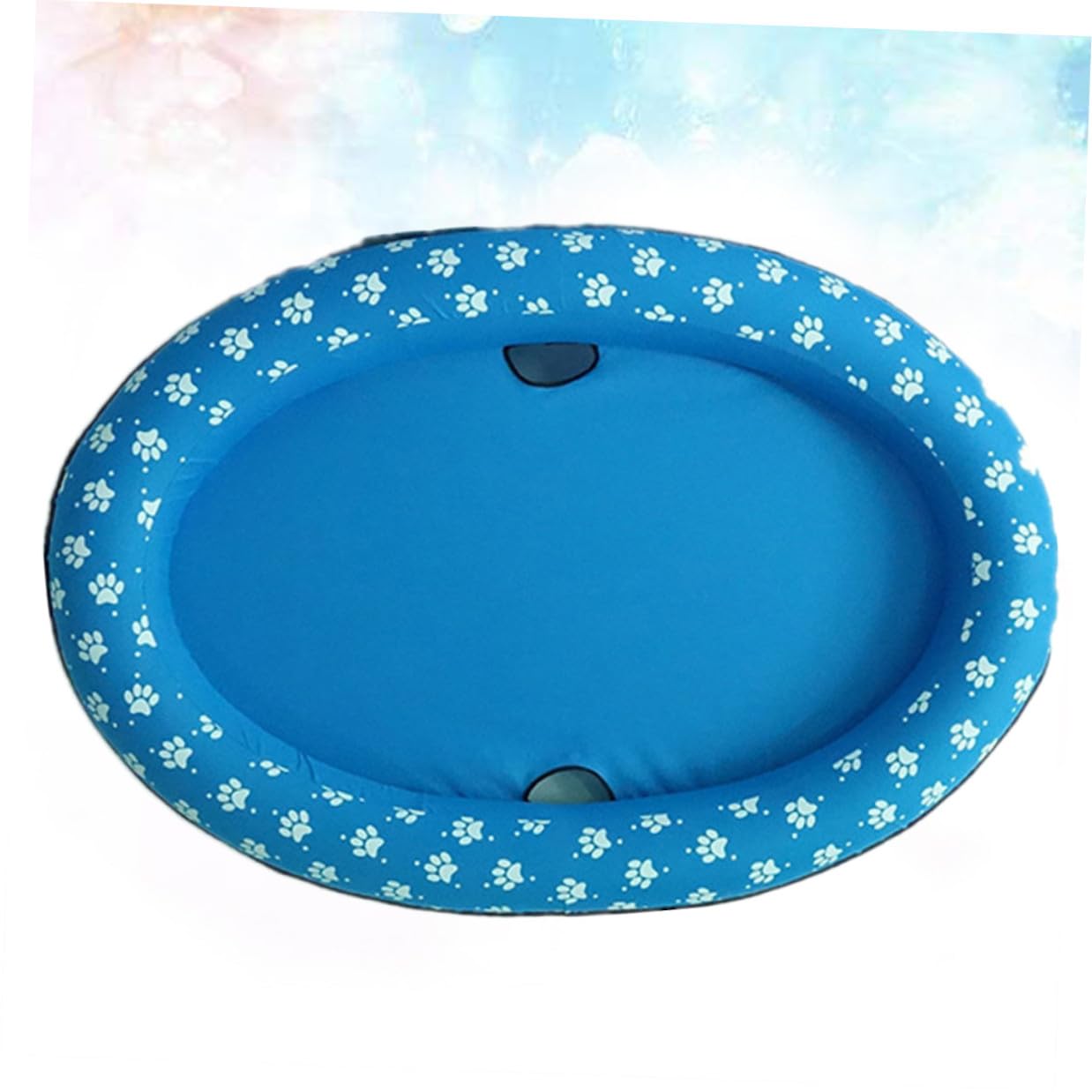 TOYANDONA Piscina Gonfiabile per Animali Domestici Pieghevole Tappetino Galleggiante Blu Piscina Portatile per Cani e Gatti Adatta per Uso Esterno e Laghetti