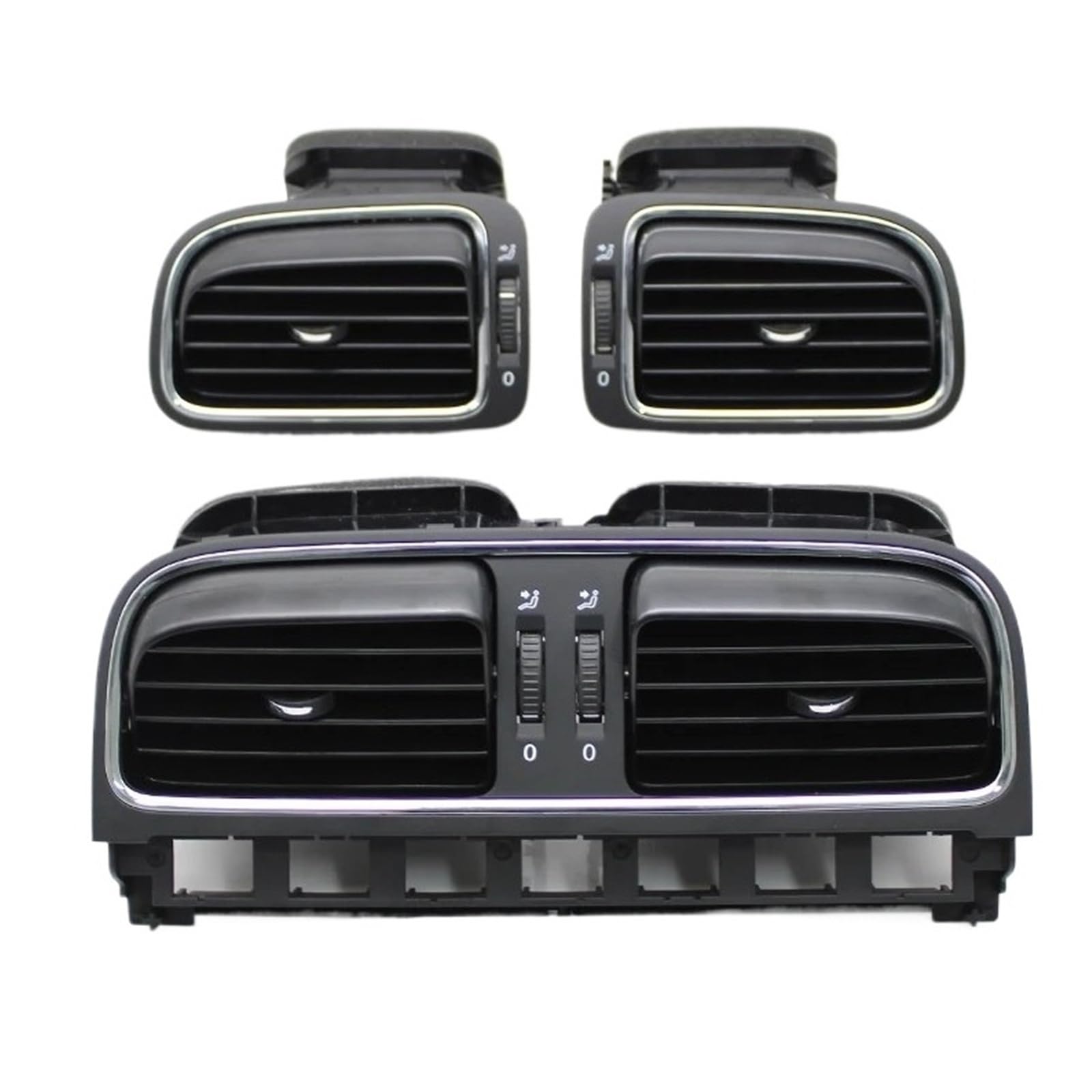 Calandre de sortie d'air Polo 2011-2018 : accessoires couvercles de ventilation 3PCS - 7