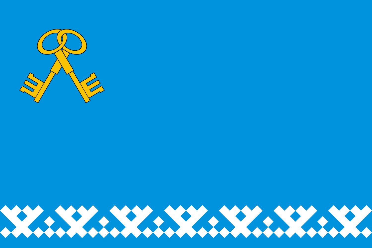 magFlags Large Flag Muravlenko, Yamal Nenetsia, Russia | flag