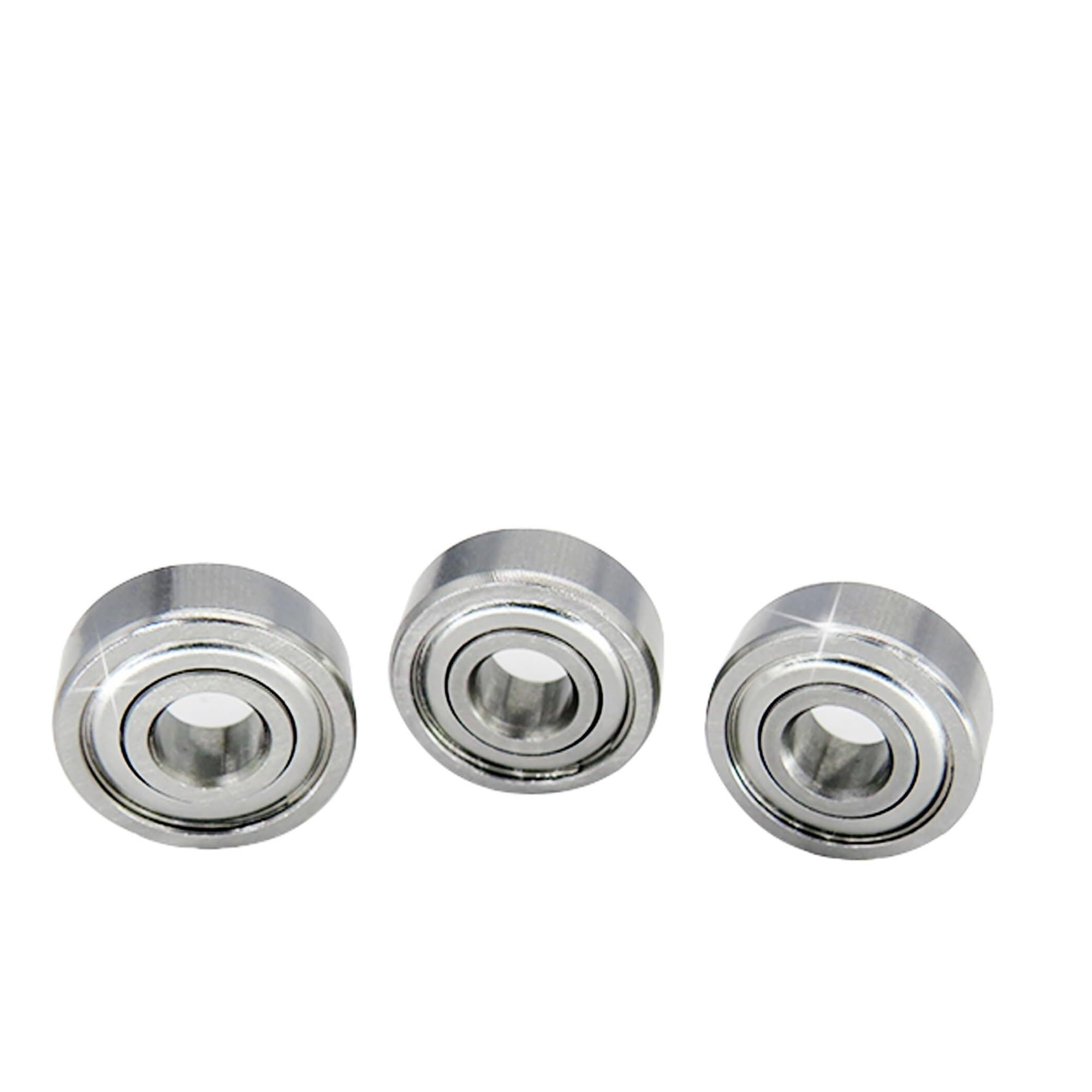 10 sztuk 420/440C łożyska kulkowe ze stali nierdzewnej gumowe uszczelnione metalowe ekranowane promieniowe S603 S604 S605 S606 S607 S608 ZZ łożyska kulkowe zwykłe