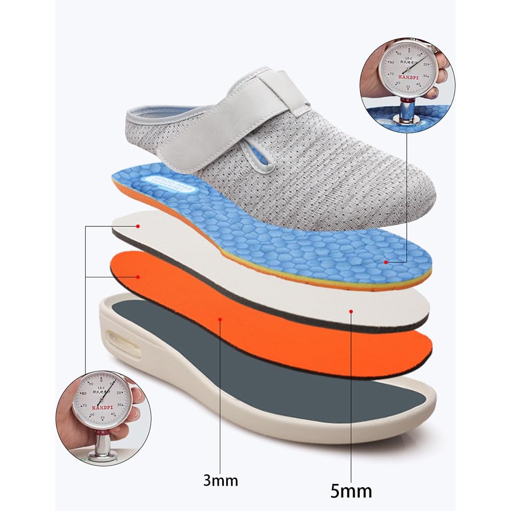 Scarpe da Ginnastica per Edemi da Passeggio da Donna, Comode Scarpe Ortopediche di Supporto All'arco Plantare per Bunions, Mocassini per La Fascite Plantare per Alleviare Dolore al Tallone del Piede
