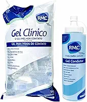 Gel Condutor Incolor Para Ultrassom RMC Tens Fes Bag 5kg + Recipiente 300g
