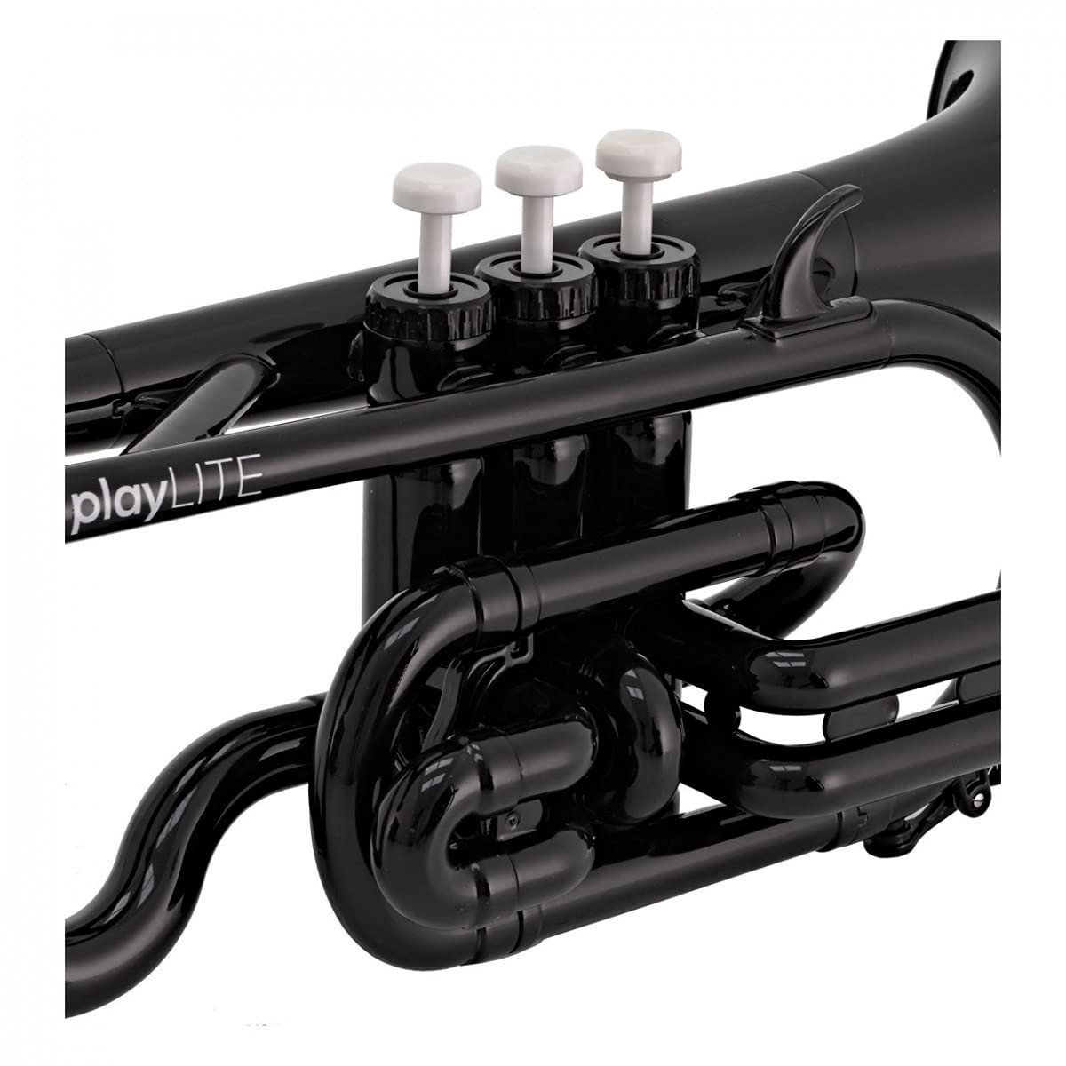 Hybrid Cornet mit Etui schwarz Fast Action Aluminium Ventile
