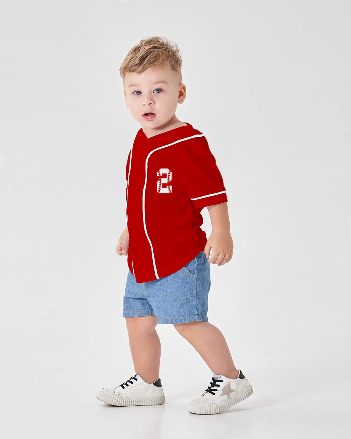 Yuji Itadori Toddler Kids 2nd Baseball Birthday Shirt with Socks Boy Girl Short Sleeve Baseball Jersey Number Outfit T-Shirts - Image 2