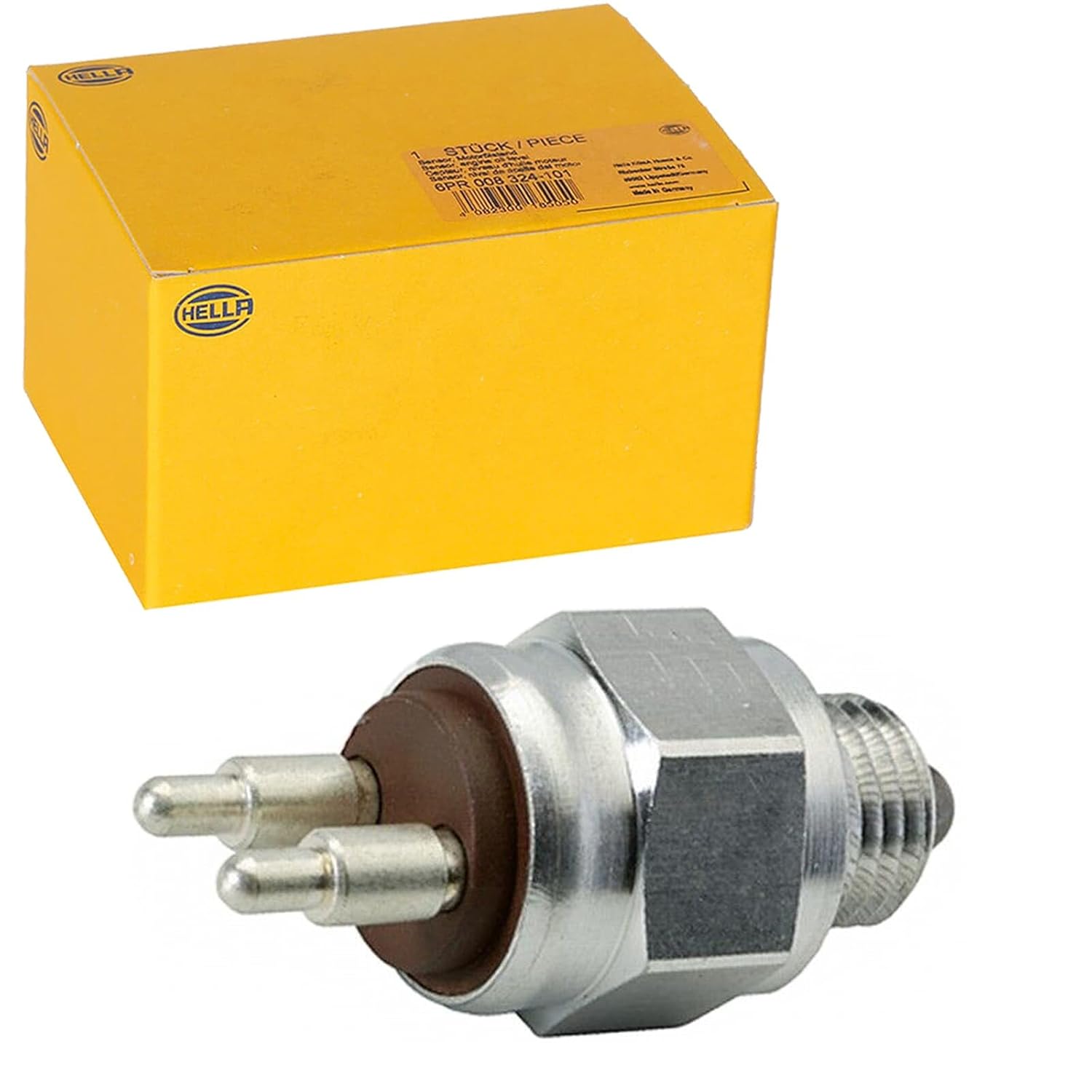 Hella 6ZF 008 621-341 Switch, Reverse Light - 12V - 2-pin Connector - Bolted - Normally Open Contact - Electric