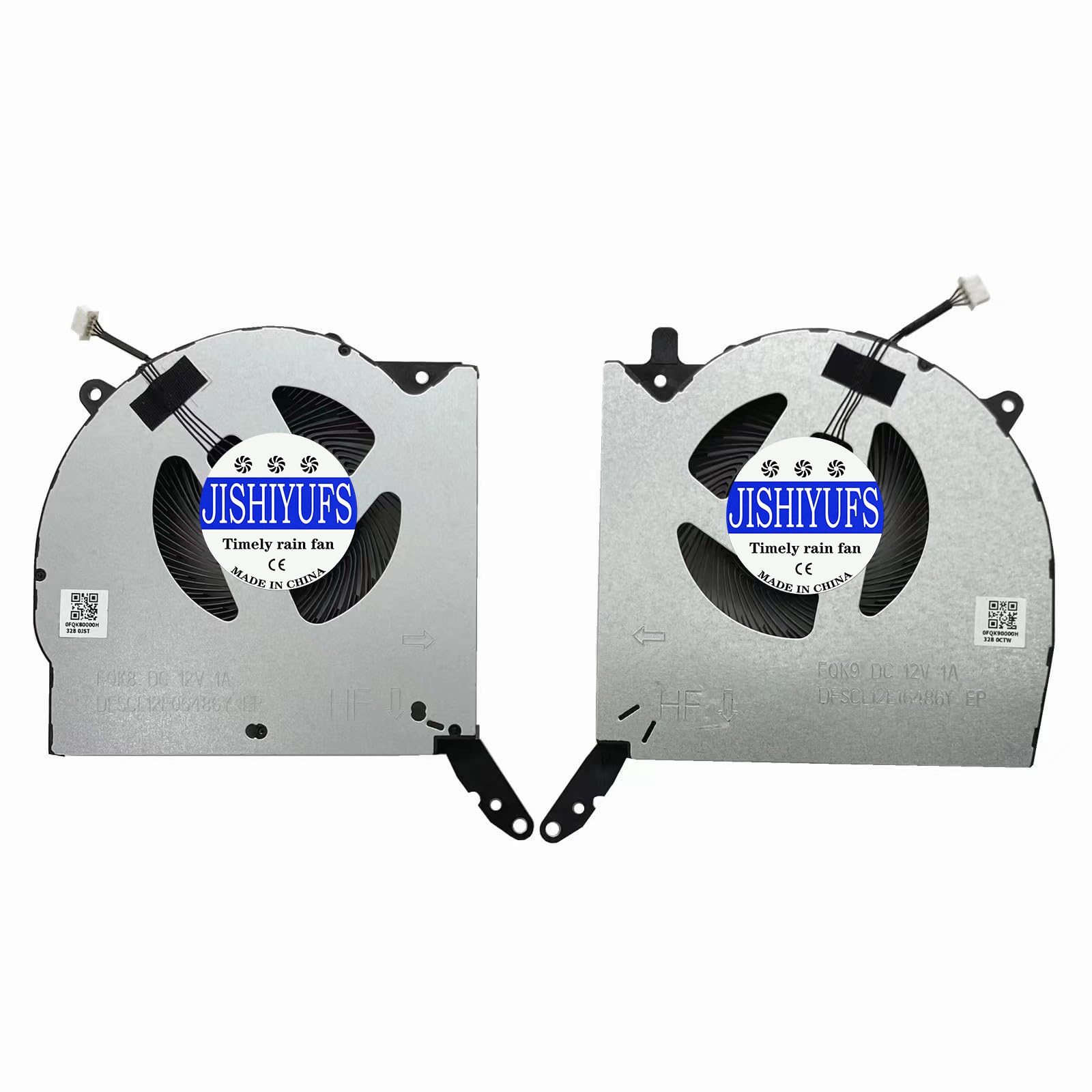 Nouveau CPU+GPU Ventilateur de Refroidissement pour Lenovo Legion Pro 5 16IRX8 82WK PRO 5 16ARX8 Legion R9000P Y9000P 2023 Series DFSCL12E06486Y FQK8 DFSCL12E16486Y FQK9 DC12V 1A Fan