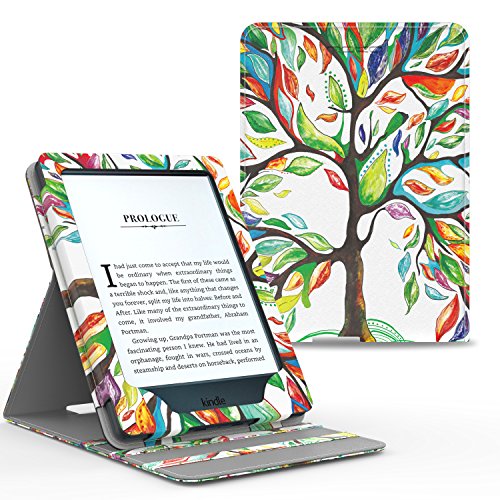 MoKo Case for Kindle Paperwhite, Premium Vertical Flip Cover with Auto Wake/Sleep Fits