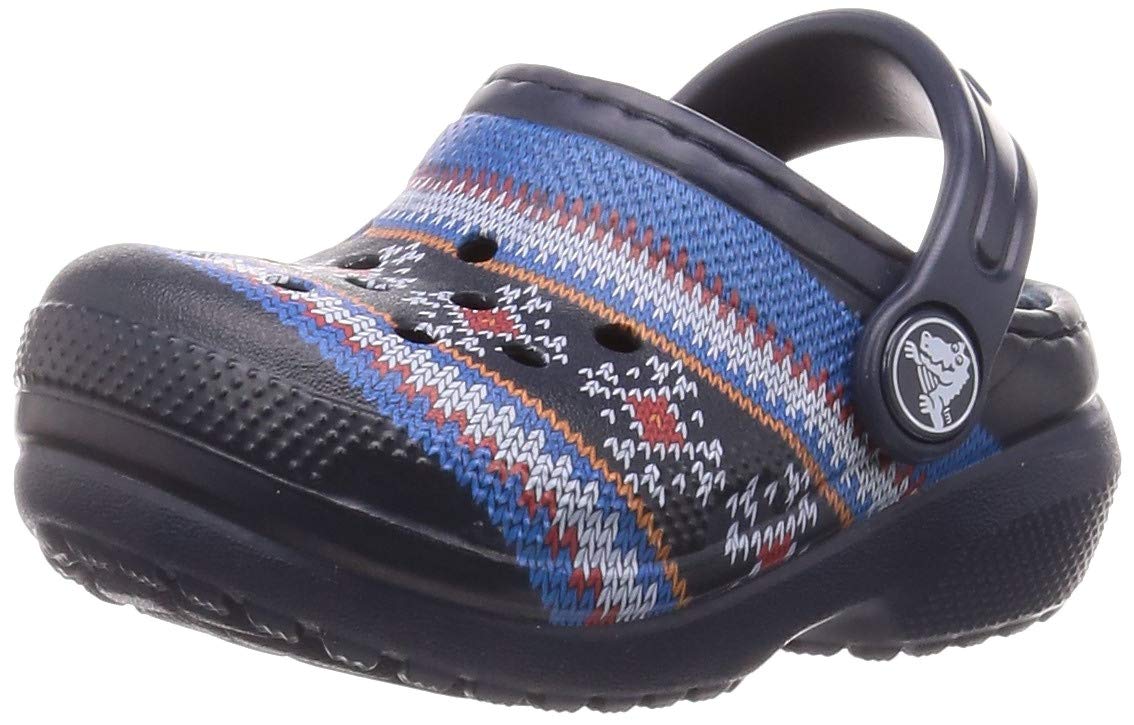 Crocs Classic Printed Lined Clog K, Zuecos Niños Unisex
