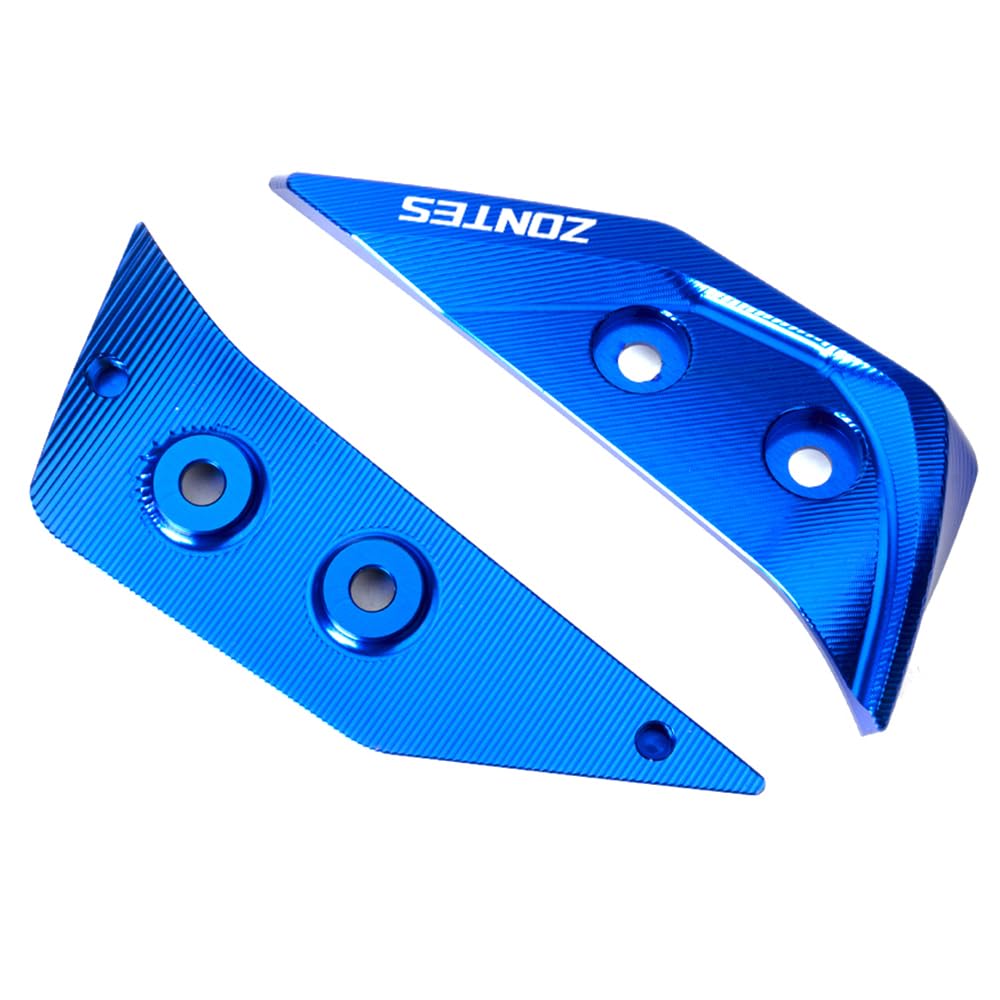 Adatto per ZONTES 368G 368-G ZT368G Motociclo Manubrio Della Mano Protezione Decorativa Paramani Scudo Decorativo Zontes 368 G (Blu)