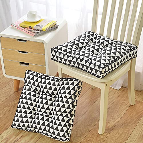 Cojines para silla en pack de 2 unidades de forma cuadrada y diseño con patrón 2