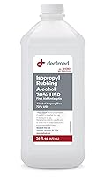 Vista 1 de Dealmed Alcohol isopropílico 70% USP, antiséptico de primeros auxilios, 16 onzas líquidas, (paquete de 1)