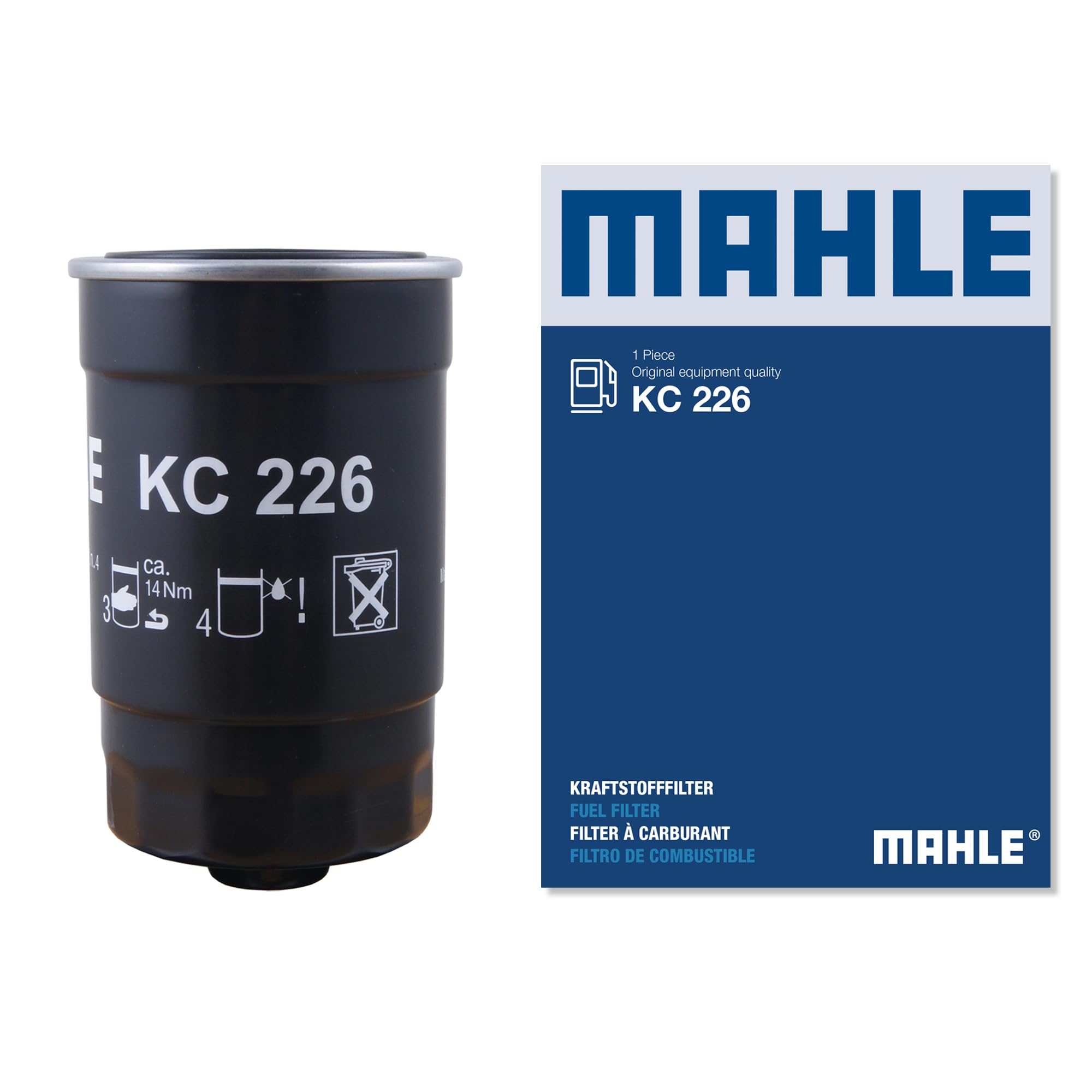 MAHLE KC 226 Fuel Filter Fits Hyundai I30 Estate Ix35 Trajet Tucson I10 1 Kia
