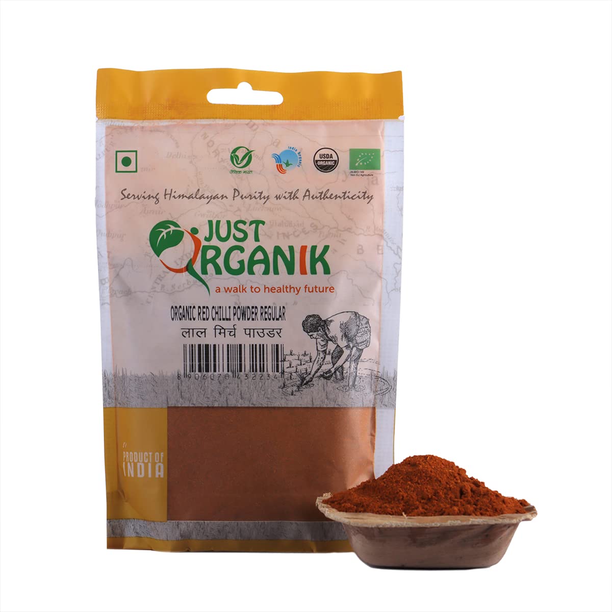 JUST ORGANIK Red Chilli Powder 100gm