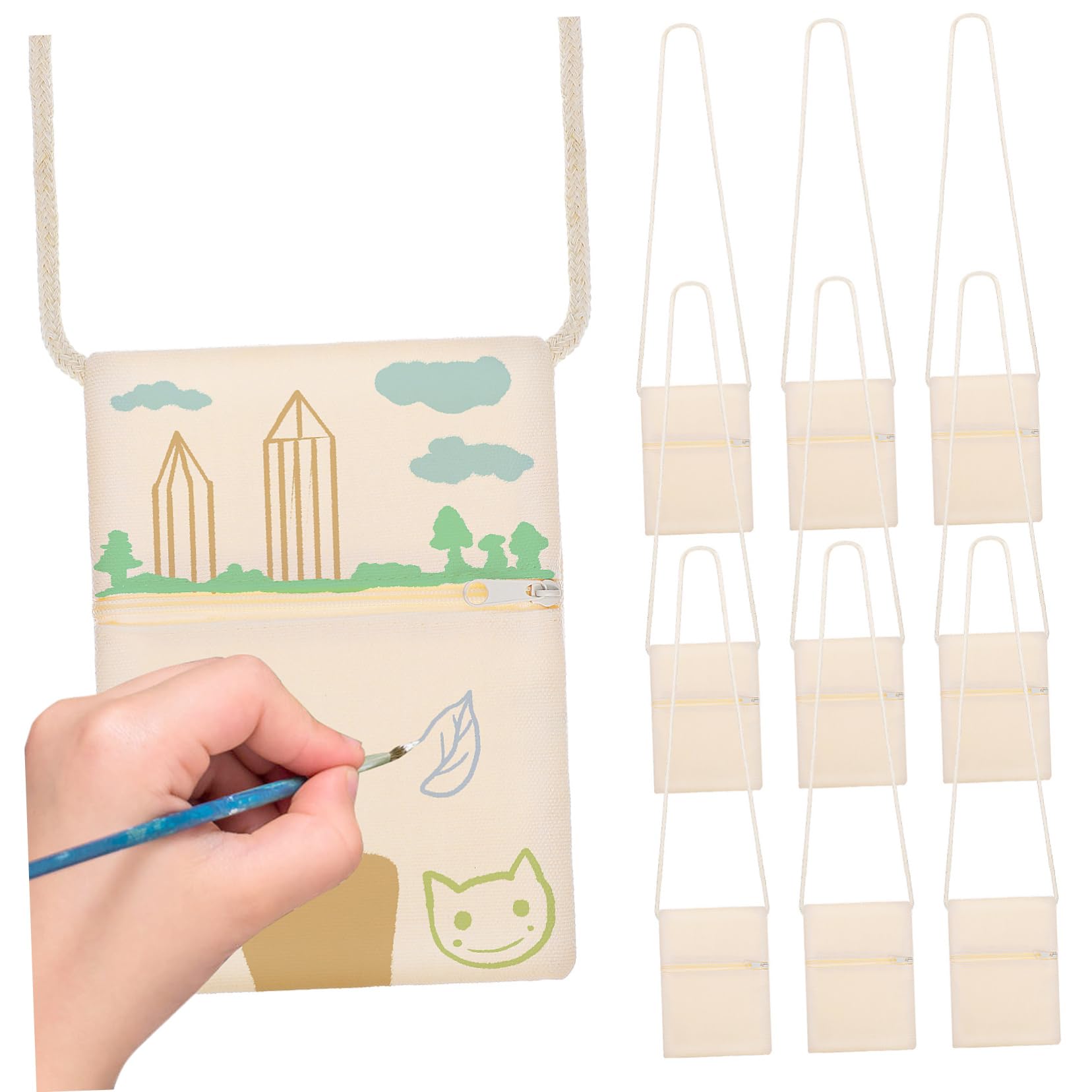 Pochette tour de cou zippée COLLBATH pour les sorties légères des filles actives