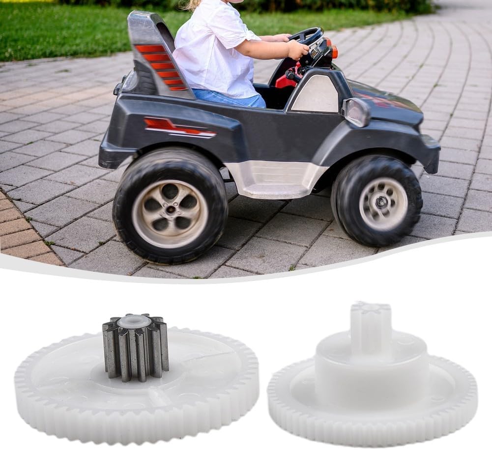 Plastic Gear Set for 550 and 390 Gearbox Children's Electric Car Ride on Toy Car Motorcycle Motor Accessories Large Medium Small Gears Replacement Parts(390 gear A set)