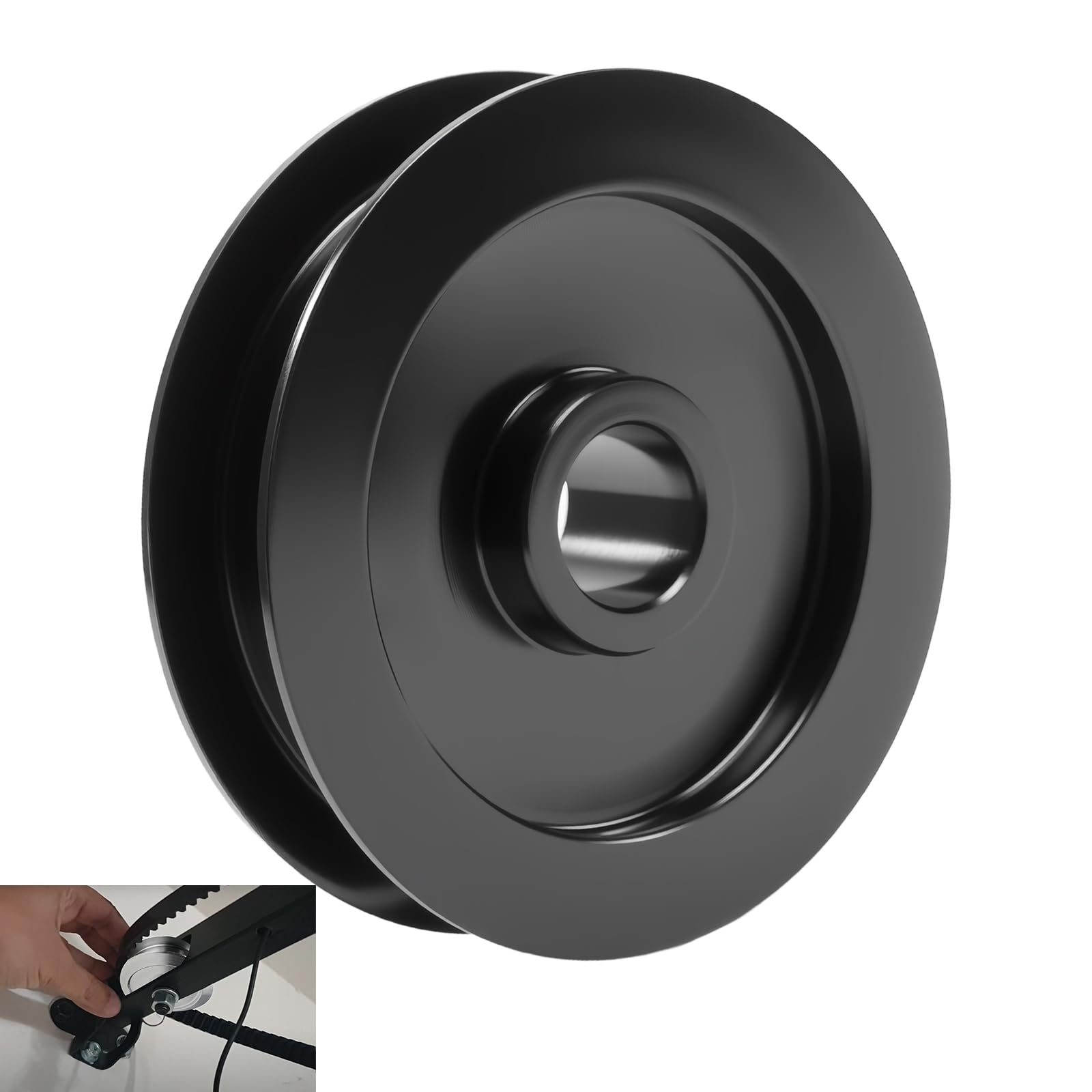 View 1 of 144C54/K144C0054M Metal Idler Pulley for LiftMaster, Chamberlain, Craftsman