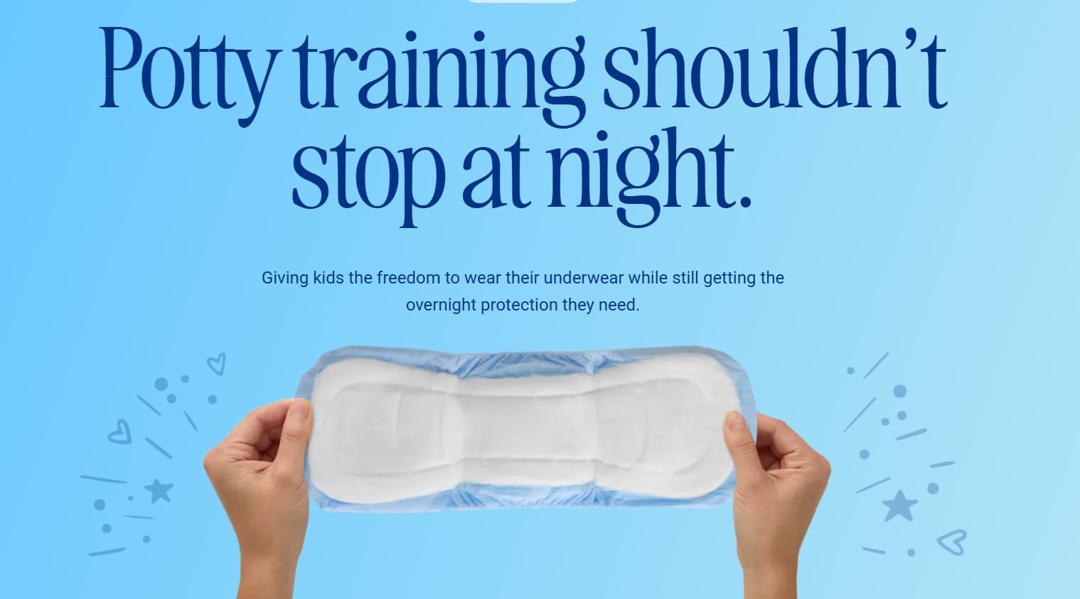 Sposie Cross-Trainers Overnight Potty Training Support for Kids | Underwear Inserts Designed to Eliminate Nighttime Diapers & Training Pants - 3