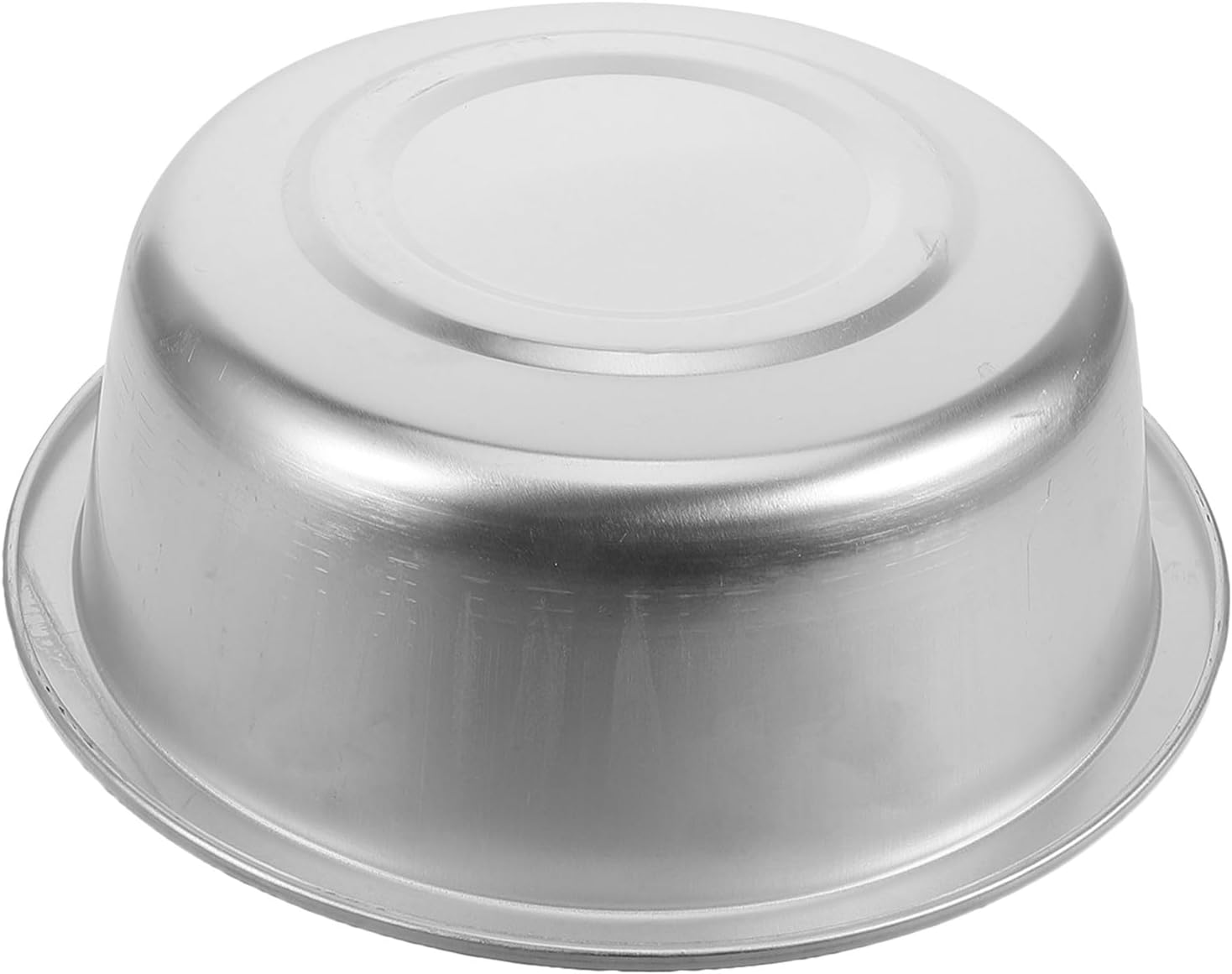 Heavy Duty 28cm Aluminum Basin Large round Washing Bowl Metal Mixing and Salad Bowl for Kitchen Food Preparation and Laundry Use