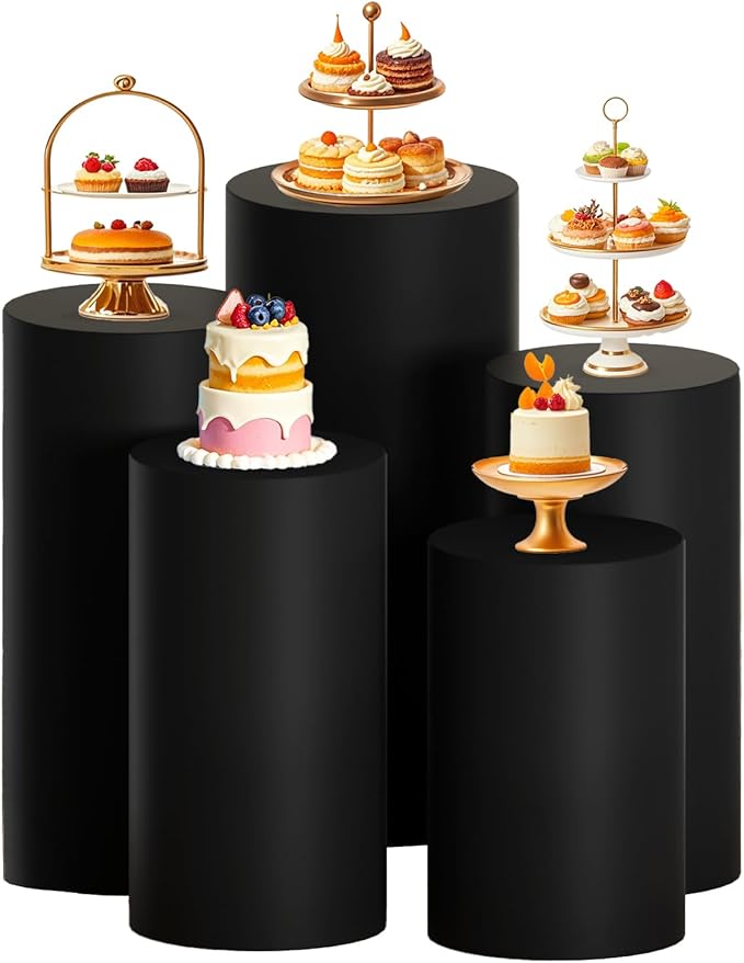 Soccer Player Cylinder Cover For Parties Stretchy Pedestal