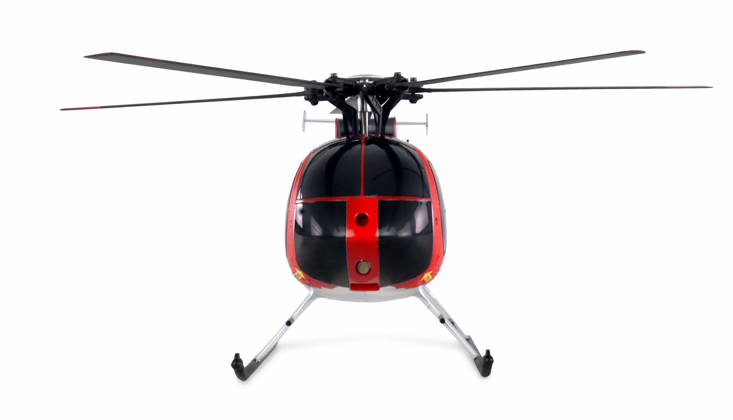 Amewi 25334 AFX MD500E Zivil Brushless 4-kanałowy helikopter 325 mm 6G RTF czerwony/srebrny