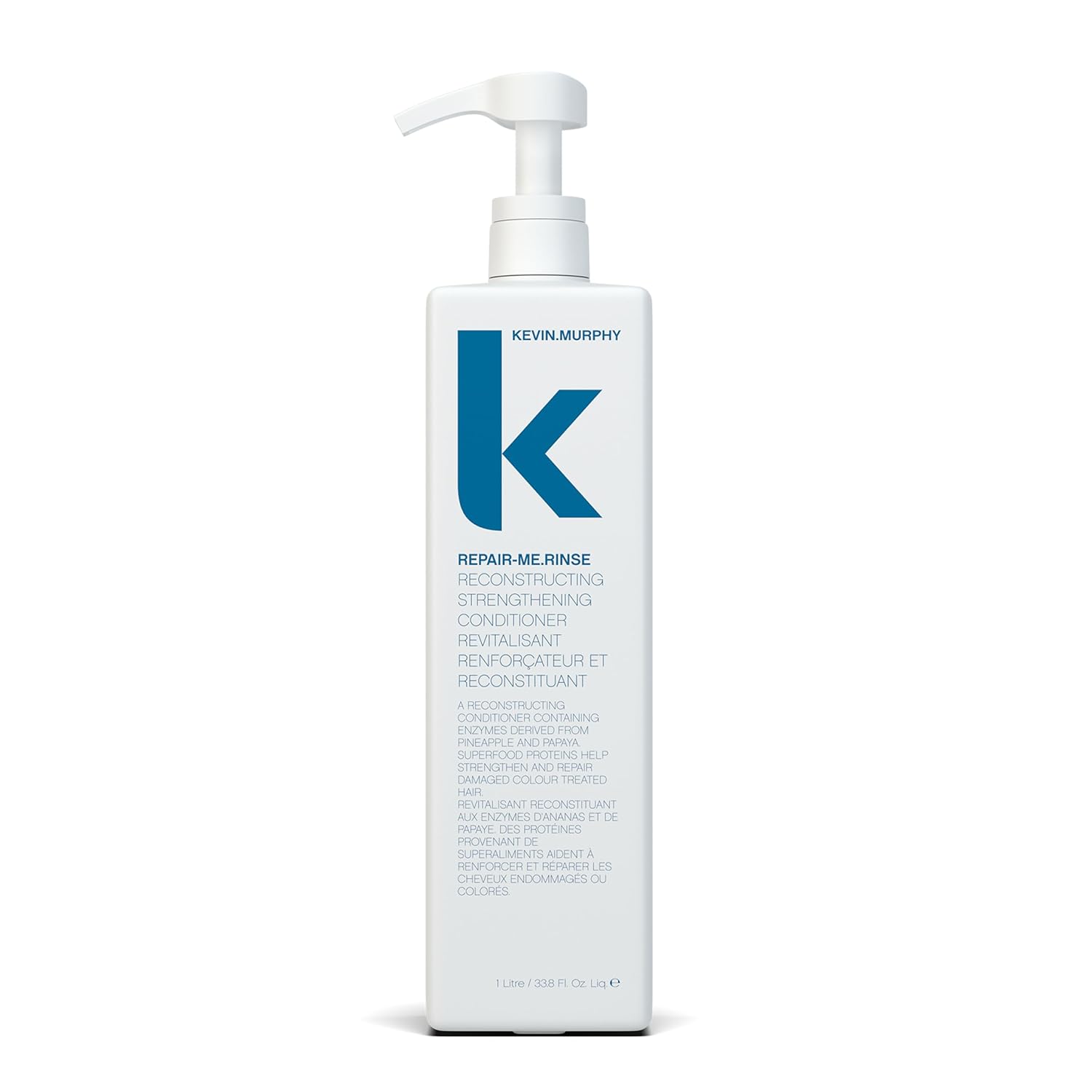 KEVIN.MURPHY REPAIR-ME.RINSE - Hair Repair Conditioner - For All Hair Types - Hydrating Shine Conditioner - Sulphate-Free - 1 L / 33.8 fl oz