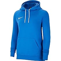 Nike, Park 20, Felpa con Cappuccio, Royal Blu, Bianco, Bianco, s