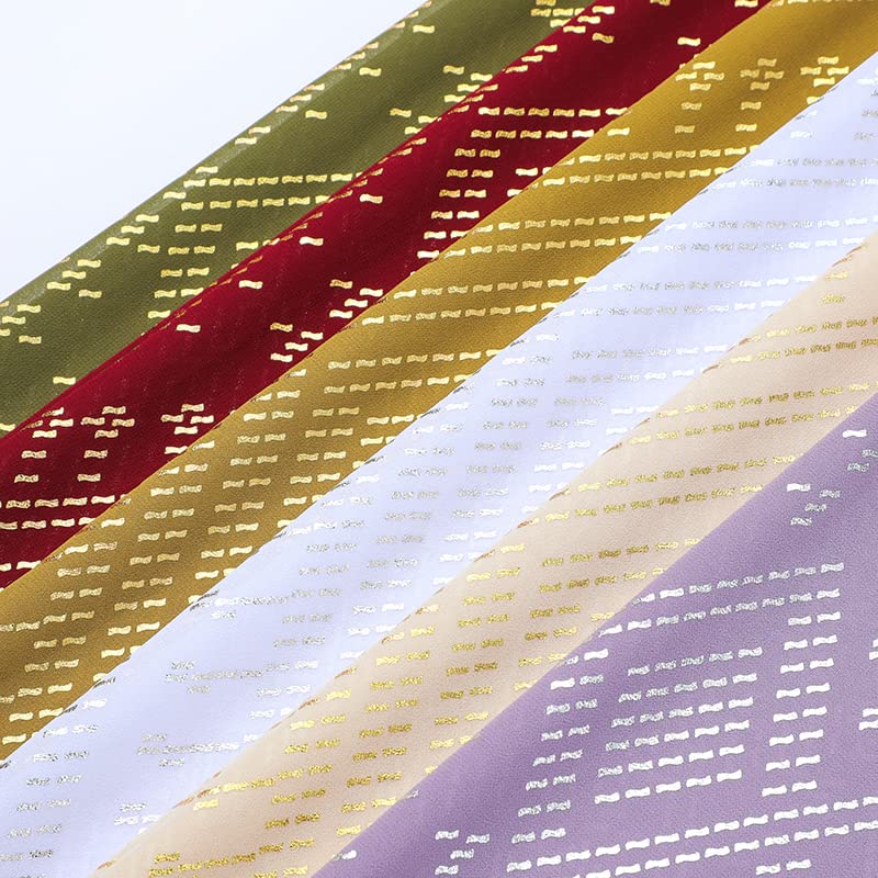 Women's fashion scarf Faux Assuit foil printed headscarf cape retro style3